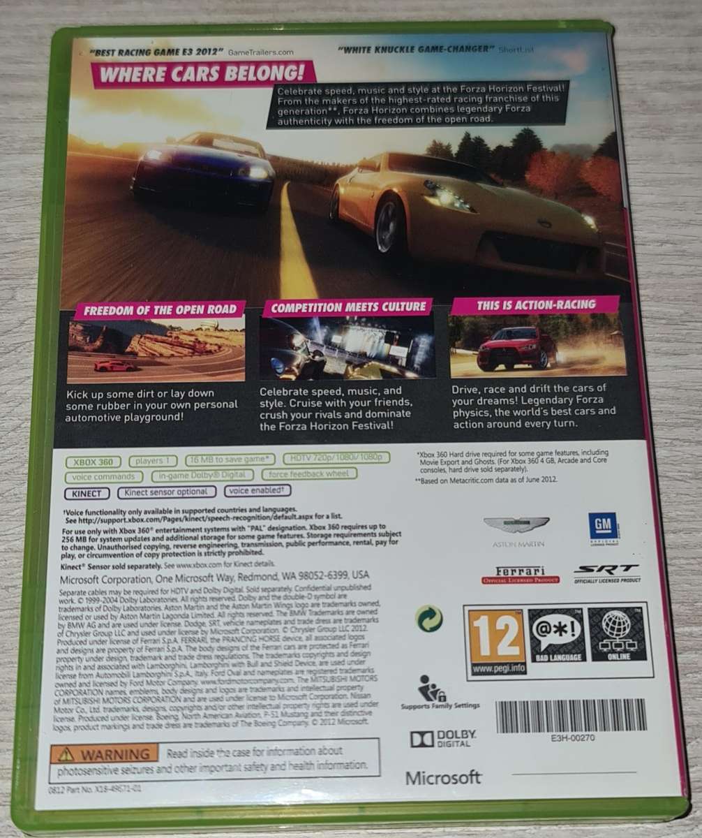 Forza Horizon - XBOX 360