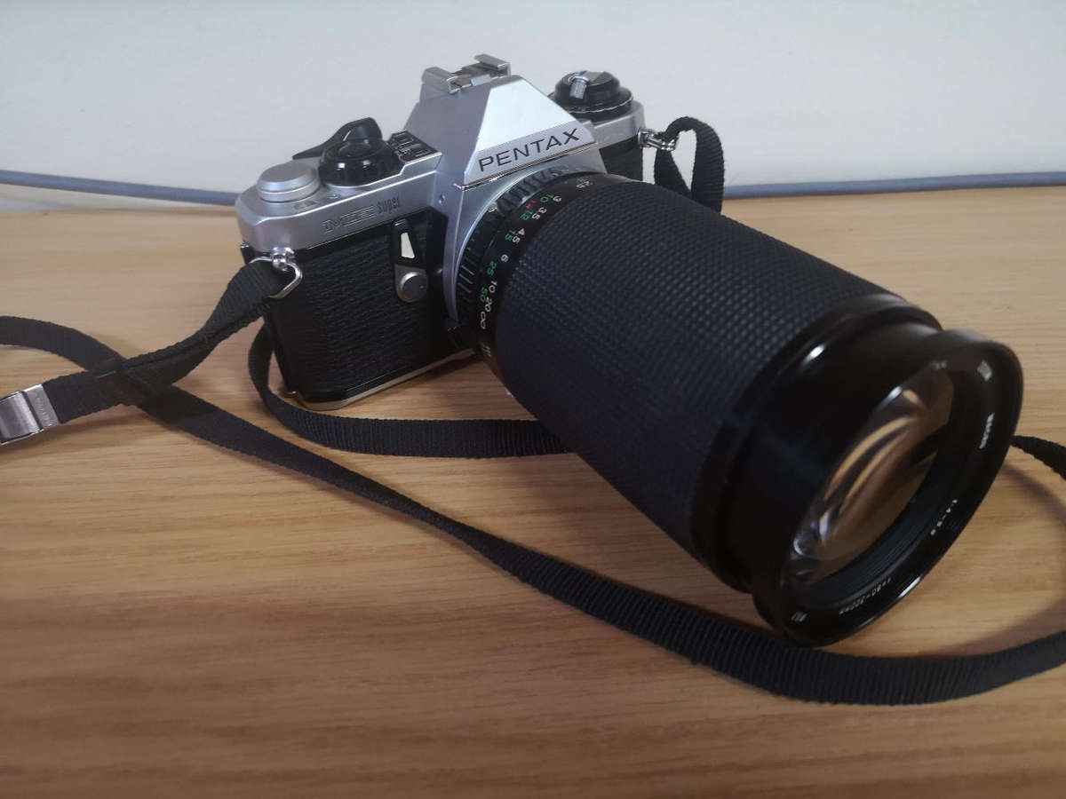 Pentax ME super with Koboron 60-300 f/4-5.6 MACRO lens