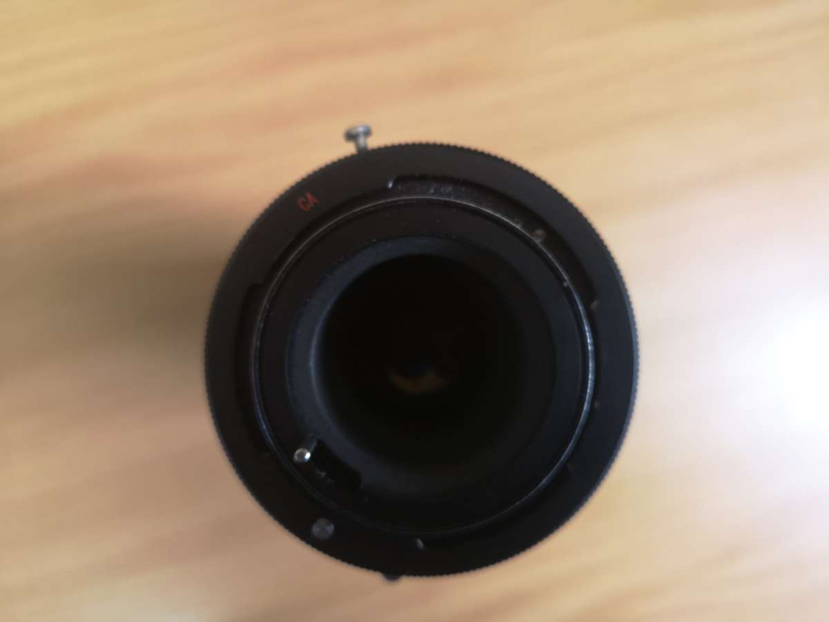 Soligor AUTO ZOOM 90-230mm f/1:4.5 CANON mount lens in good condition with leather case