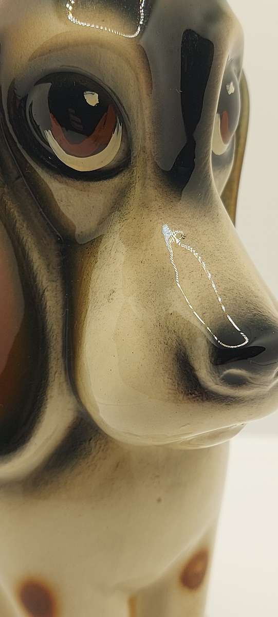 Cute vintage Basset Hound Figurine by Jemma Holland