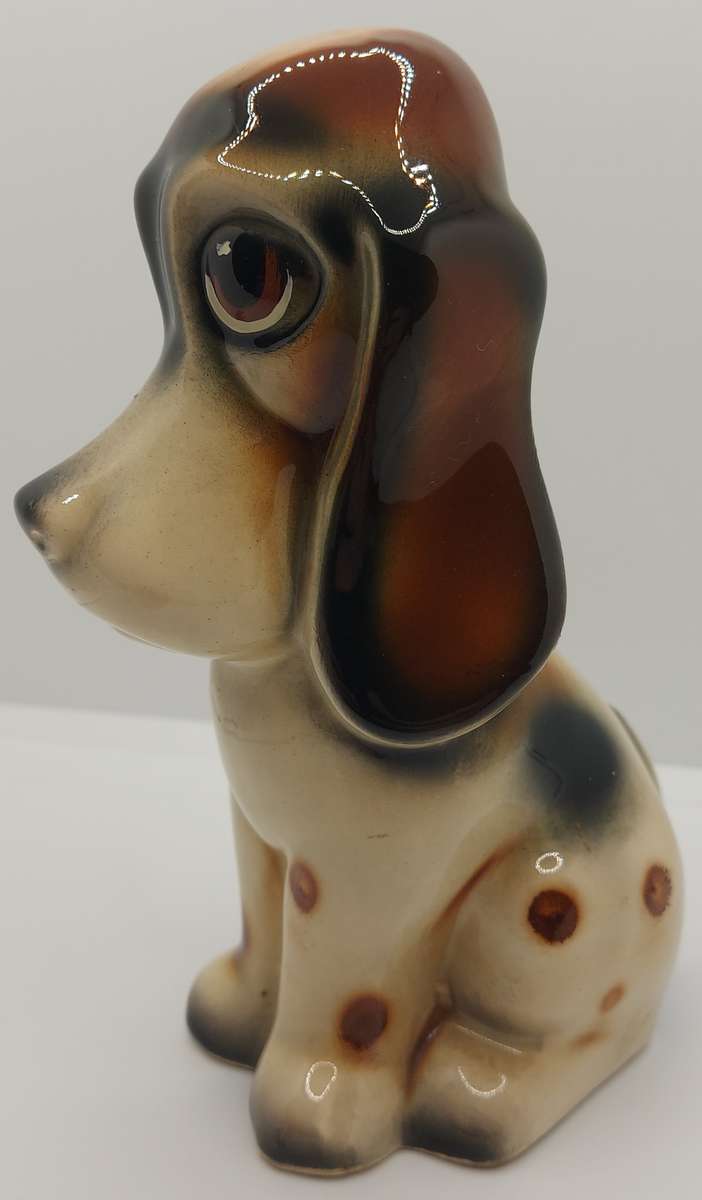 Cute vintage Basset Hound Figurine by Jemma Holland