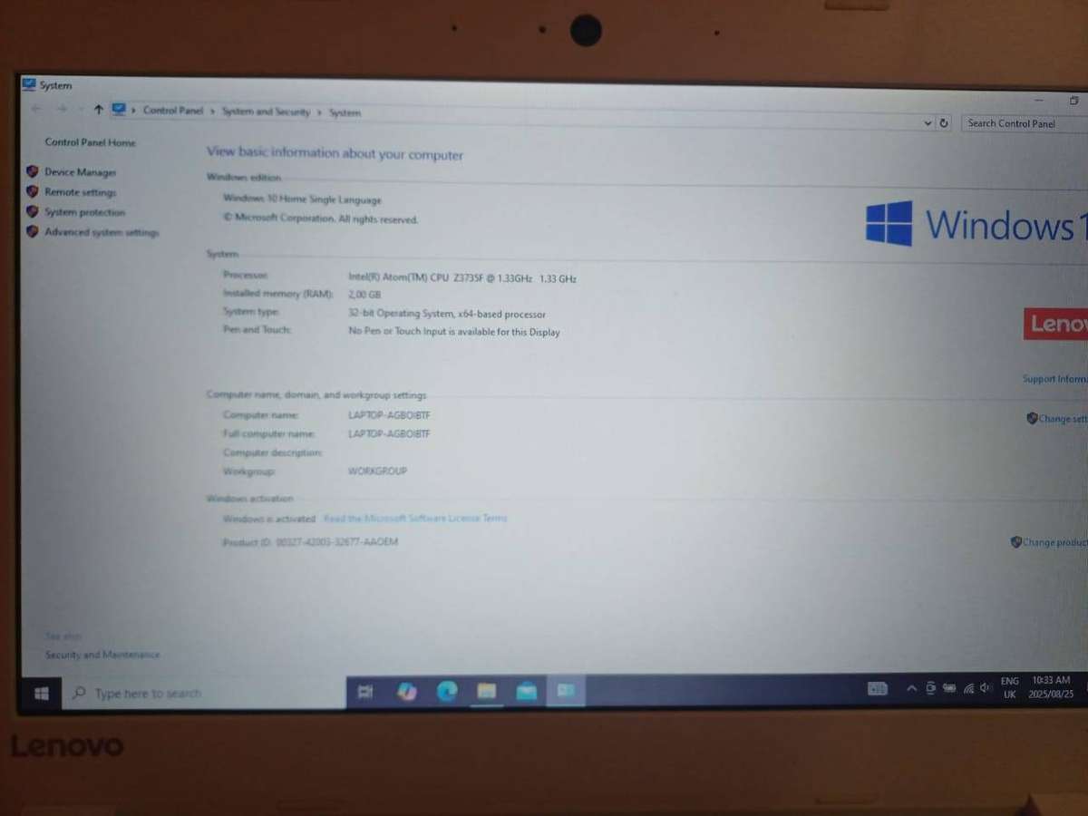 Lenovo Ideapad 100S Laptop **Crazy Wednesday**R1 Auction**