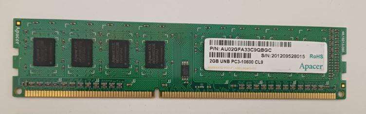Apacer RAM 2GB DDR3