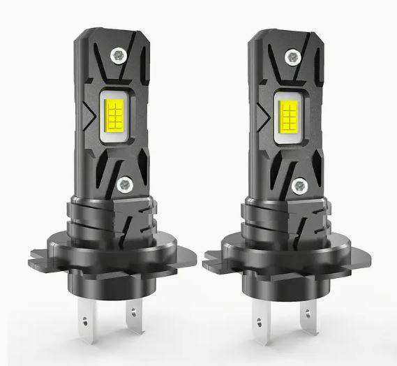2pcs H7 LED Headlight Bulbs 25000LM 6500K