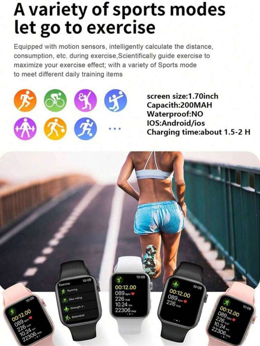 Sporty smart watch on sale