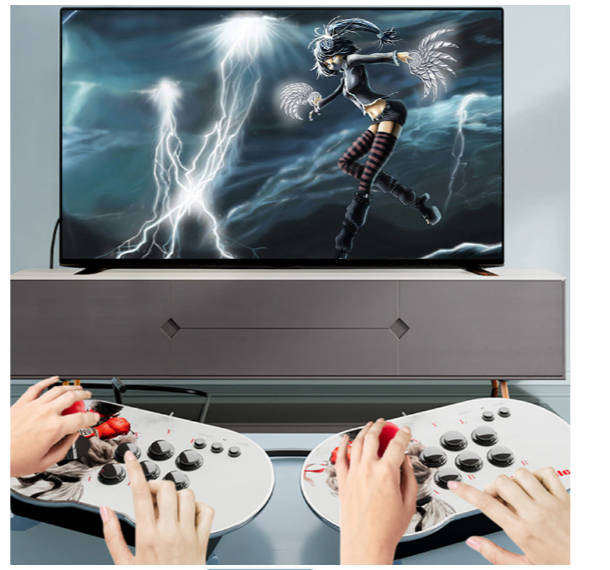 Retro Arcade Version -  Dual  Consoles  +- 10 000 Games