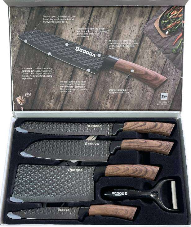 6 Piece Knife Set - Ideal for Everyday Use - Must Have at this Incredible Price