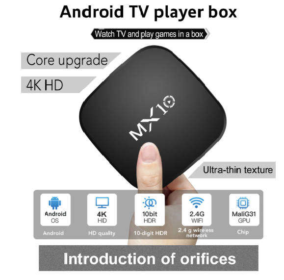 MX10 Android Smart Tv Box - Latest & Improved Version