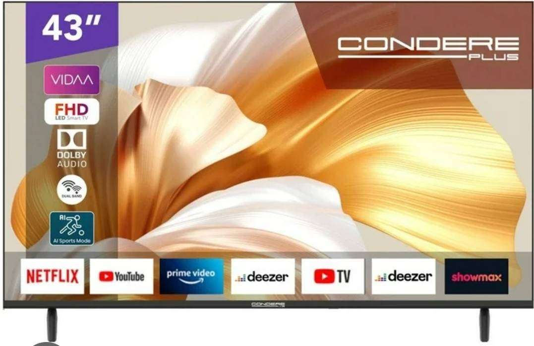 Condere 43'' FHD LED Smart TV - Frame Less - Made By Hisense