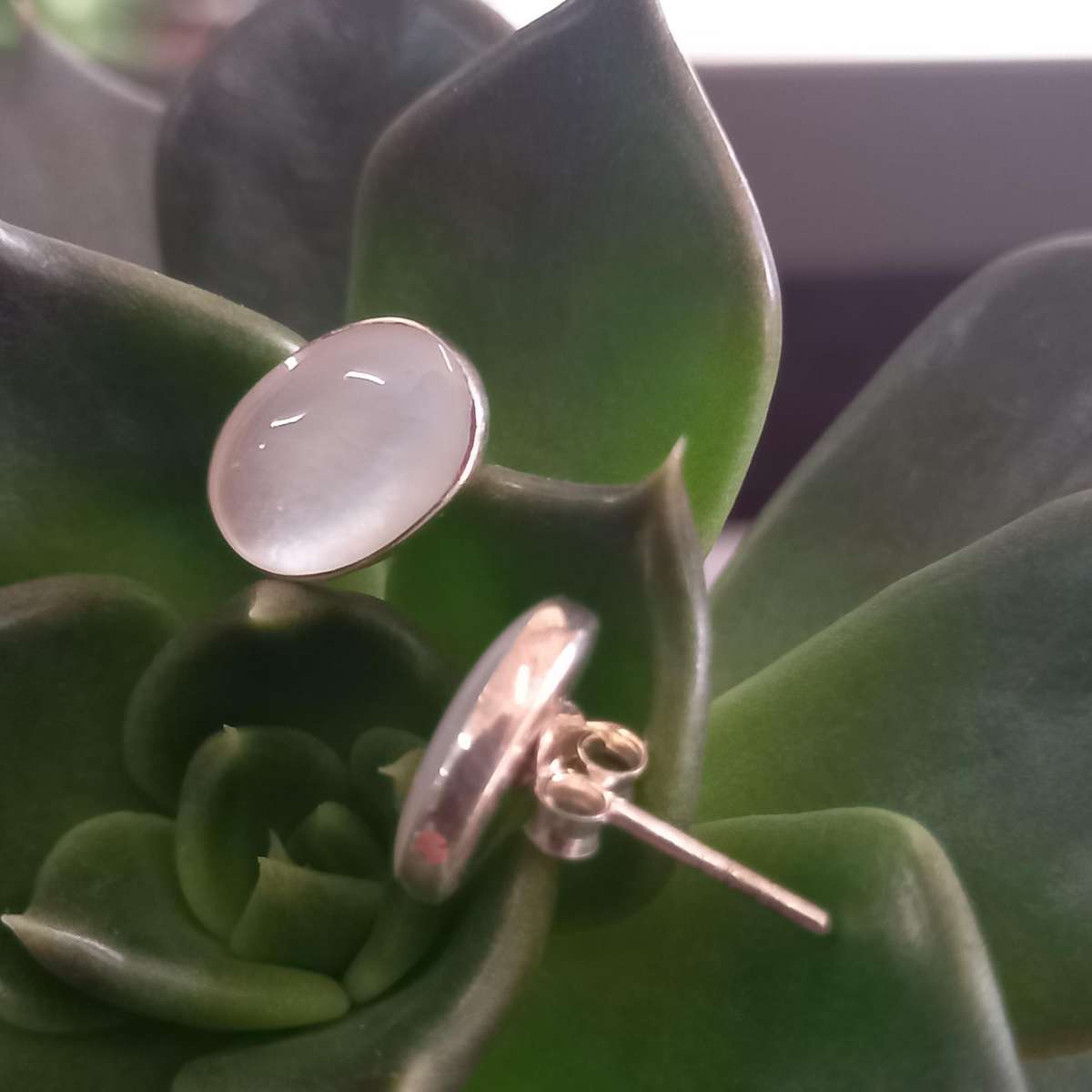 Sterling silver - mother of pearl