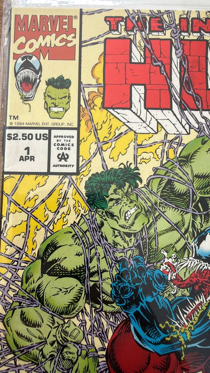 Marvel - Hulk vs Venom.  1 April 1994