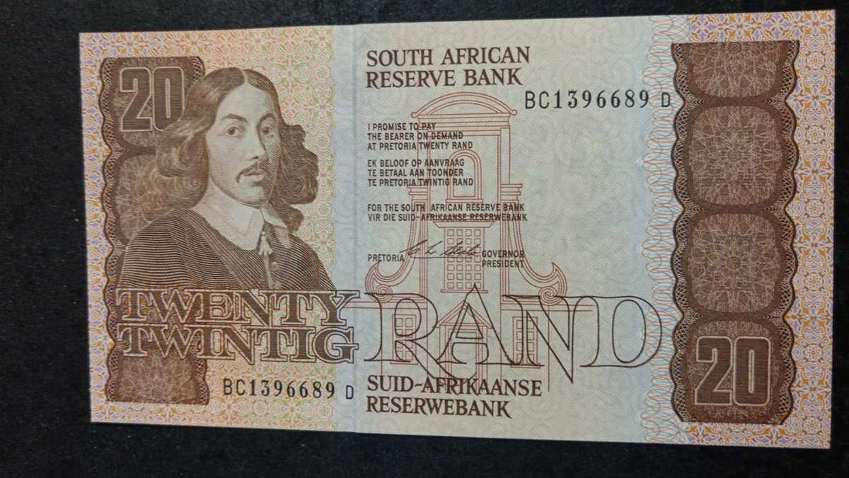 Christmas R1 Auction - CL Stals R20 note