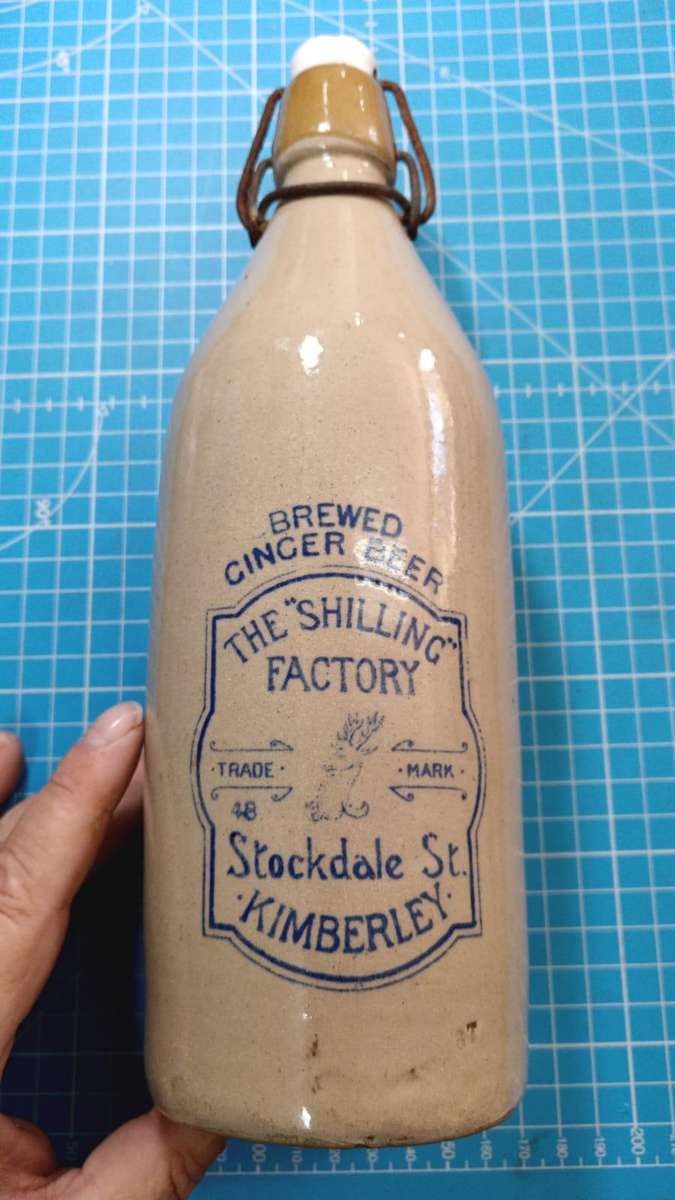 The Shilling Factory Ginger Beer Vintage bottle