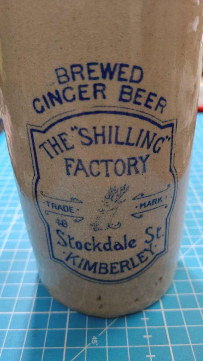 The Shilling Factory Ginger Beer Vintage bottle