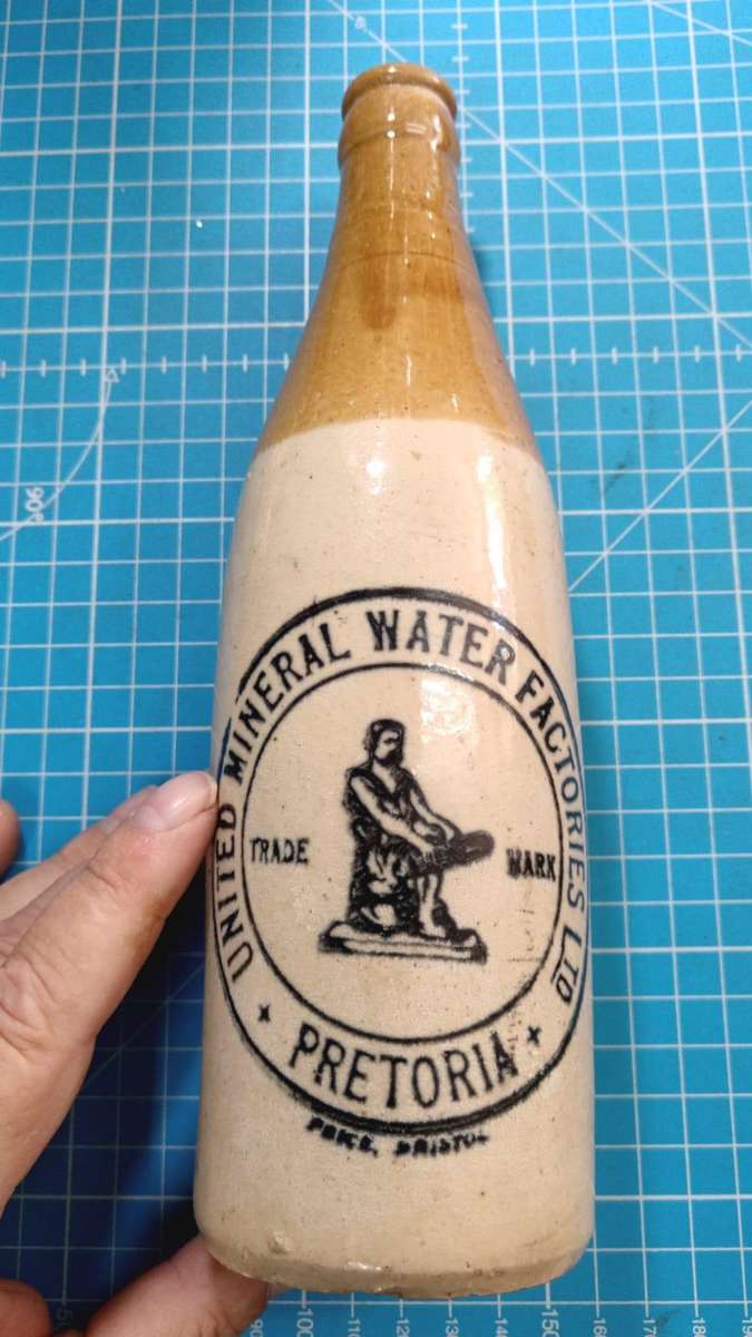 United Mineral Water Factories Pretoria Vintage bottle