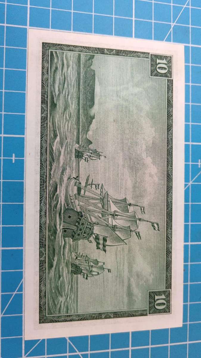 TW de Jongh R10 replacement note from 1967