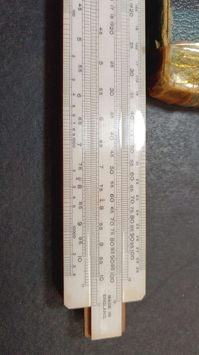 Sliding Currency converter - Vintage