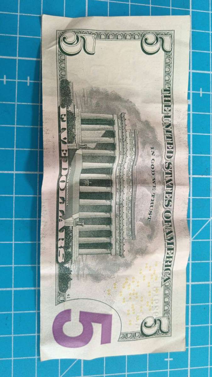 USA $5 note