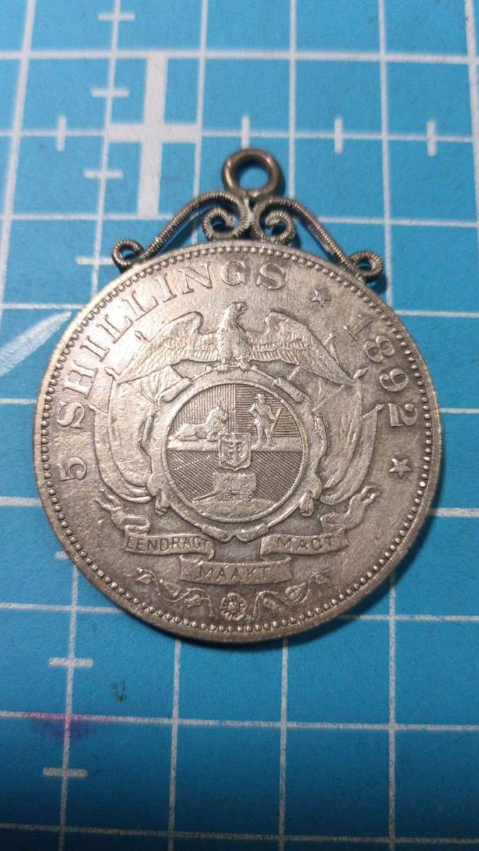 1892 5 shilling - mounted - R1 start!!!!!