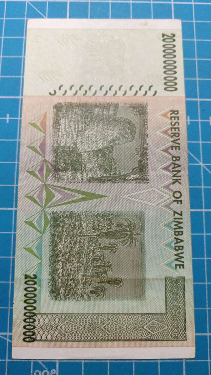 Zimbabwe 20 Billion Dollars note - R1 start!!!!!!!!