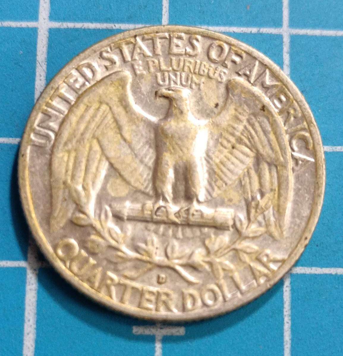 1964 quarter dollar