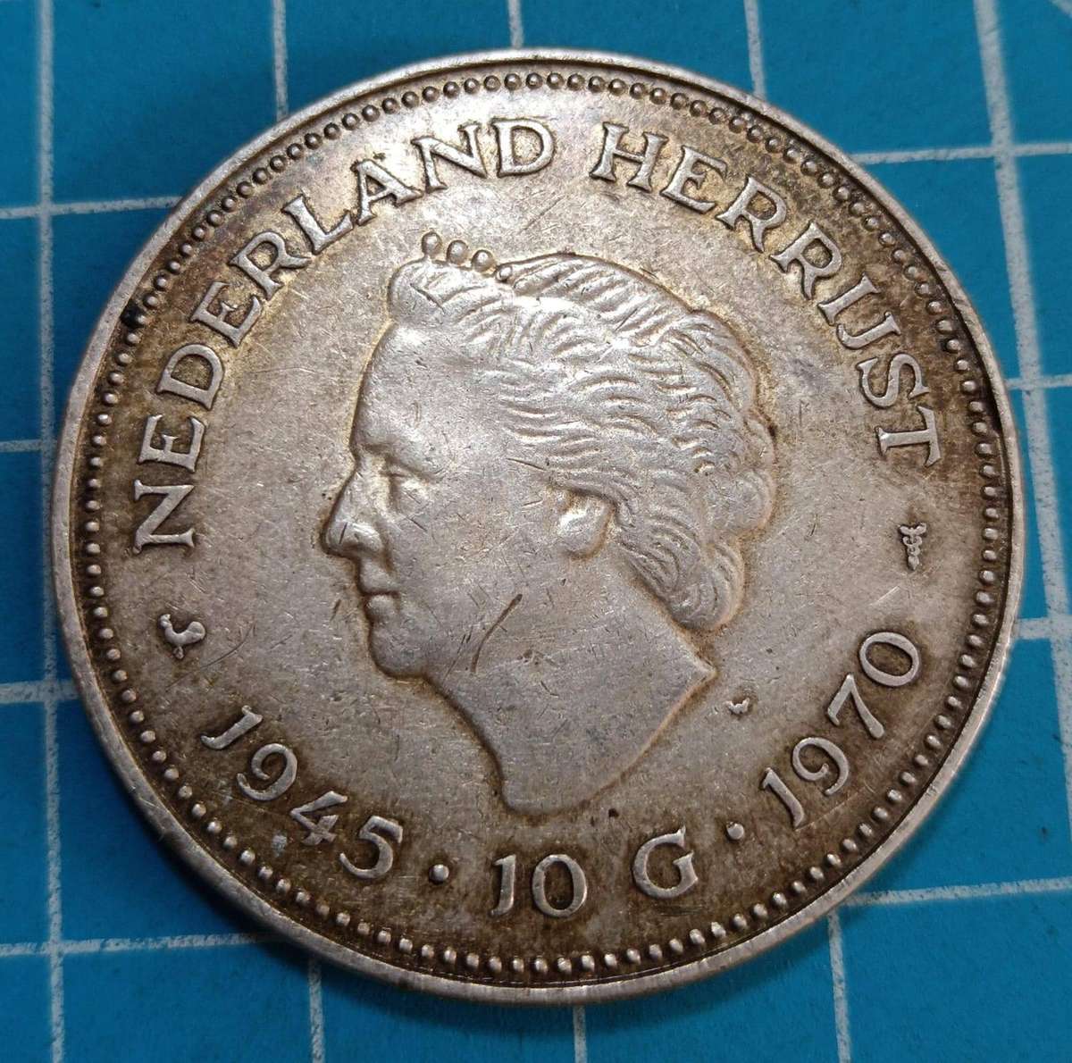 netherlands 1970 10 gulden