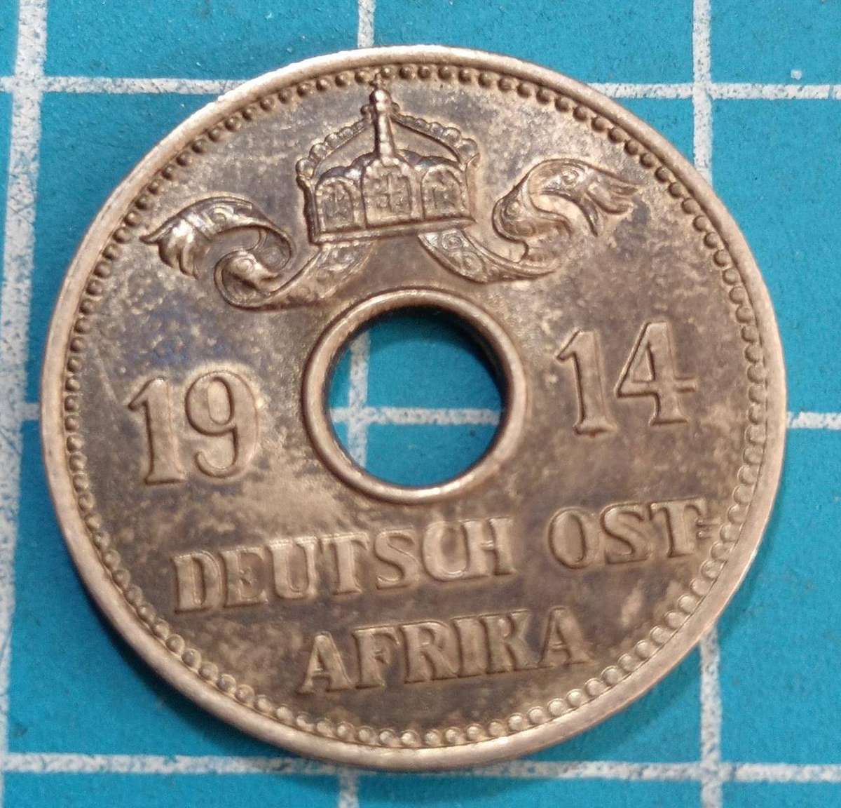 Deutsch East Africa 5 Heller 1914