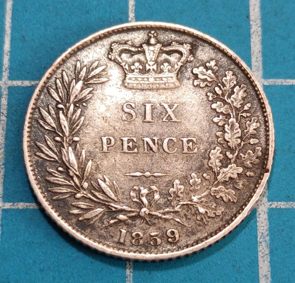 1859 six pence