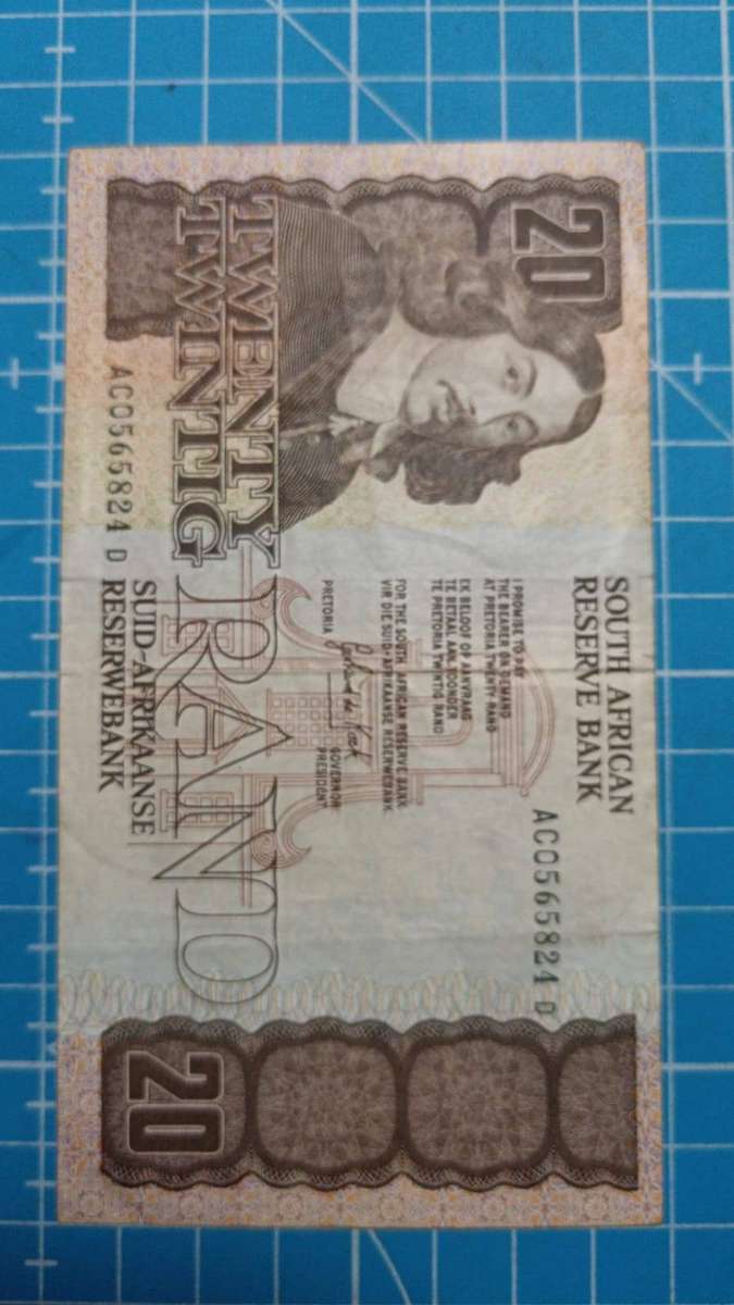 Gerhard de kock R20 note
