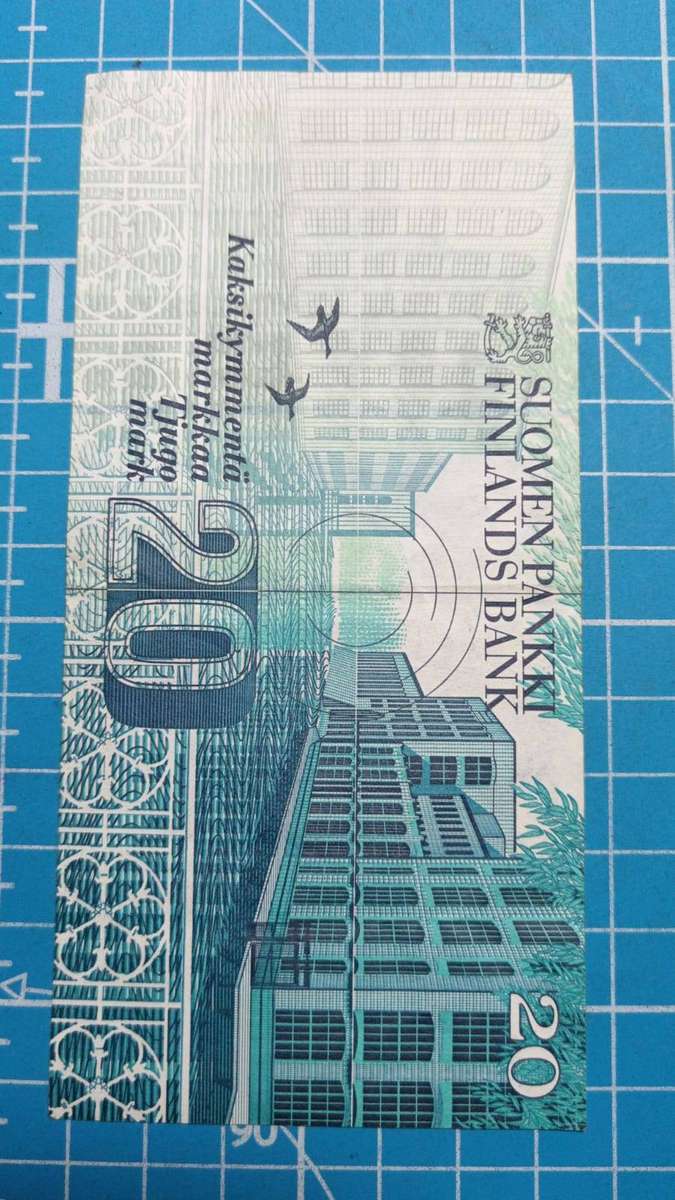 Finland 20 Markkaa note