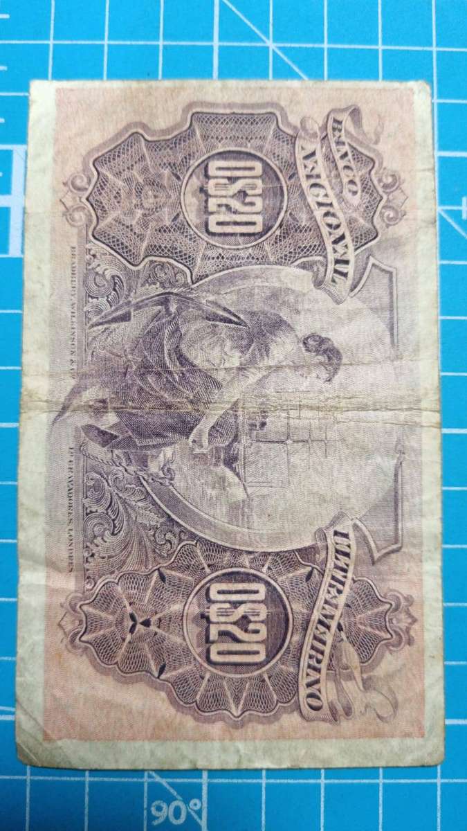 Mozambique 20 centavos note
