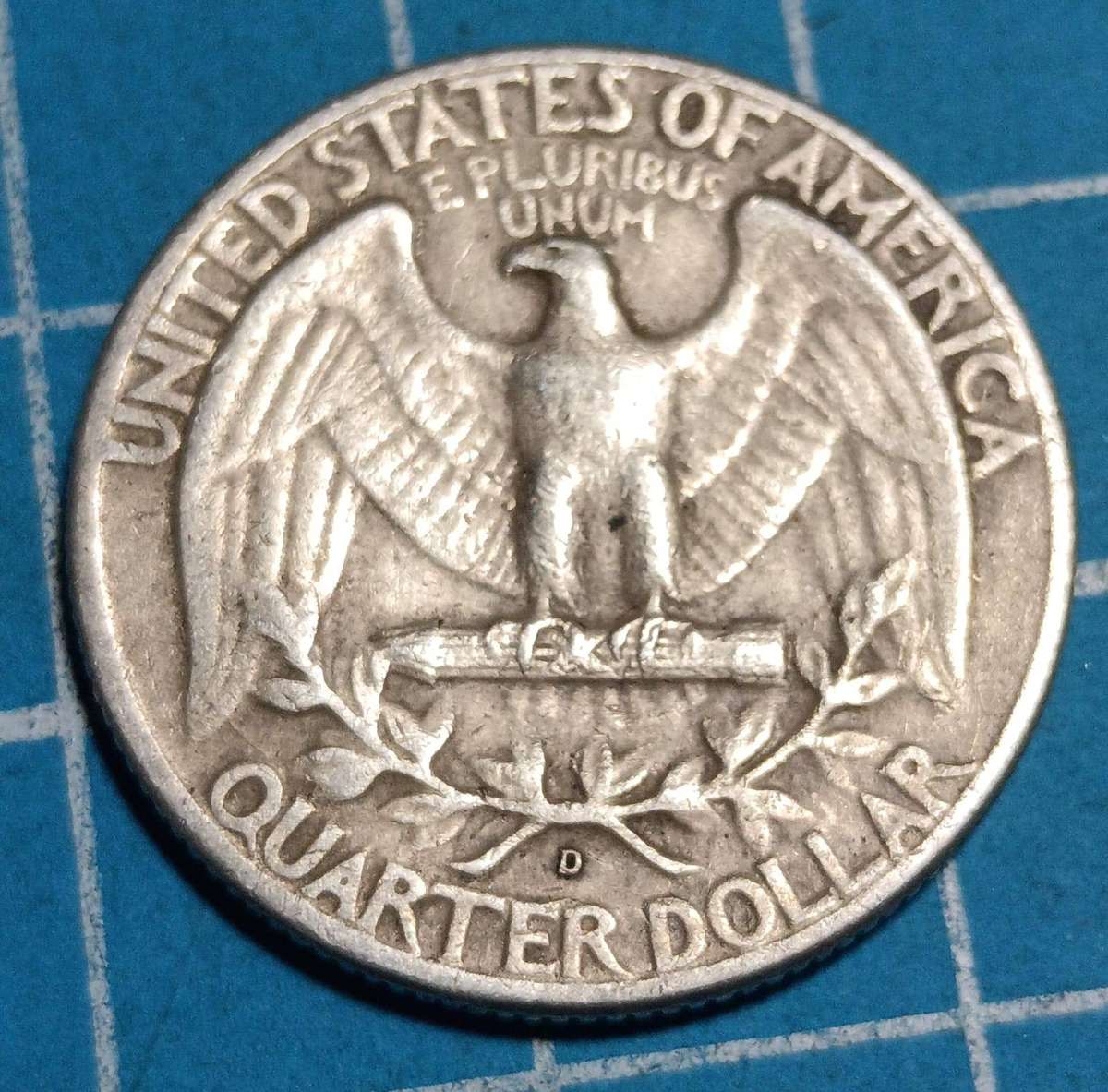 1964 quarter dollar