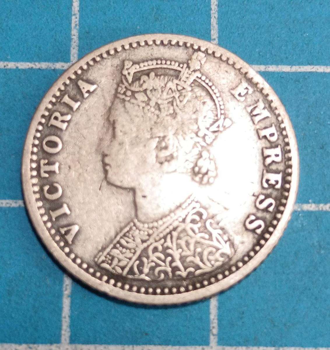 India 1888 1/4 rupee