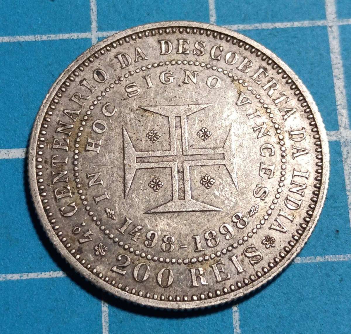 portugal 1898 200 reis
