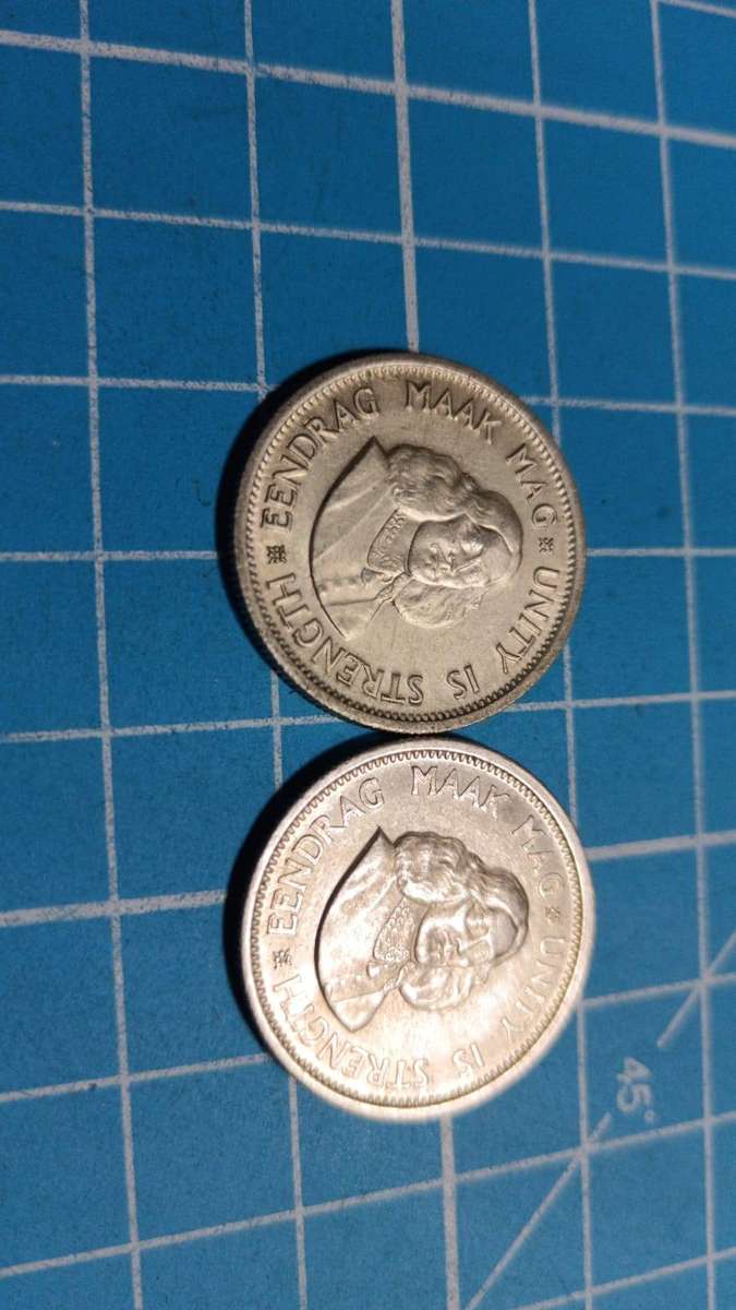 1961 and 1964 silver 10 cents