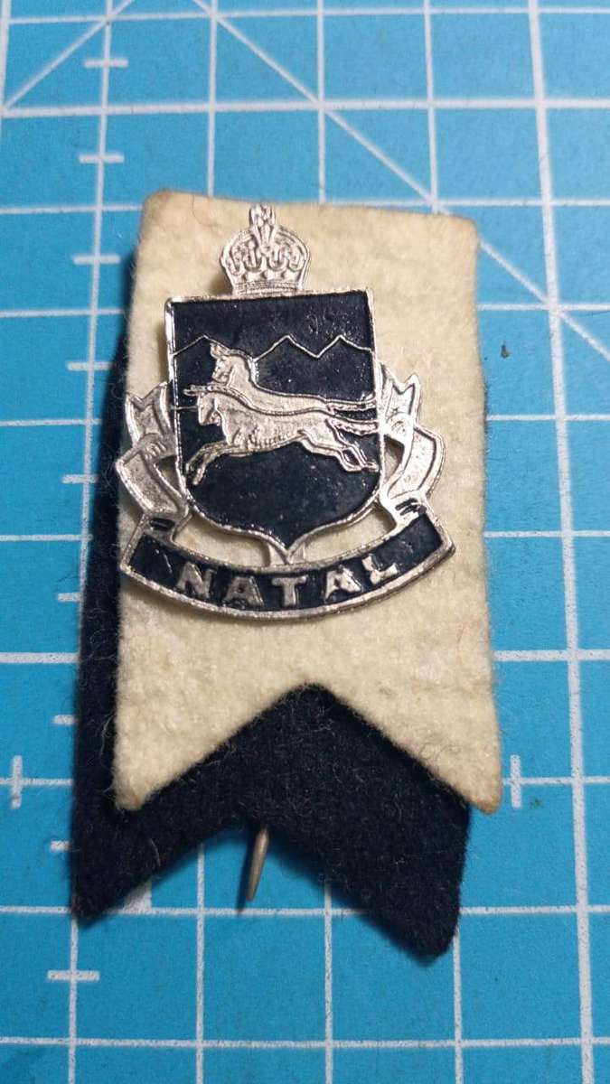 Natal rugby pin
