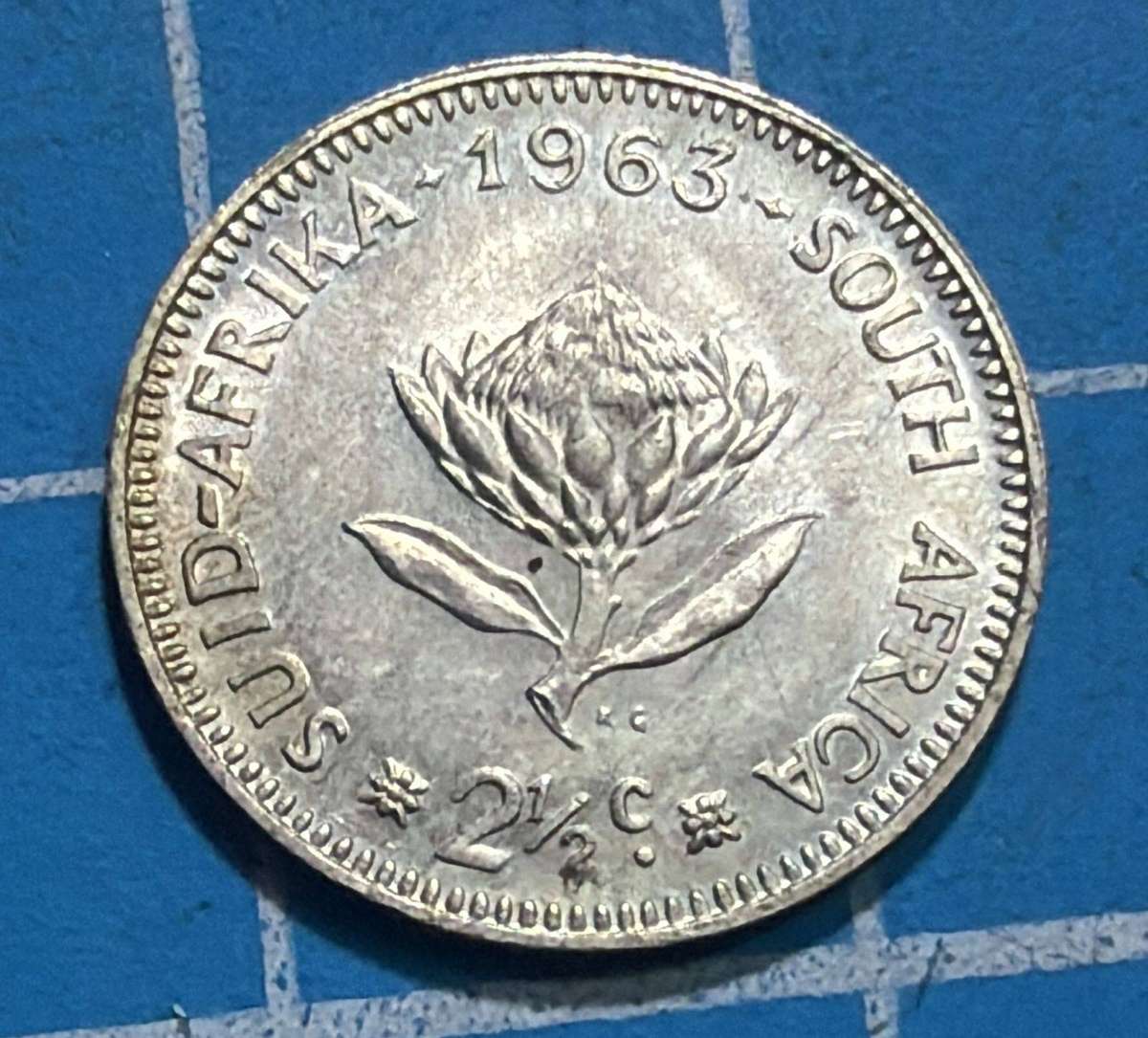 1963 2 1/2 cent silver
