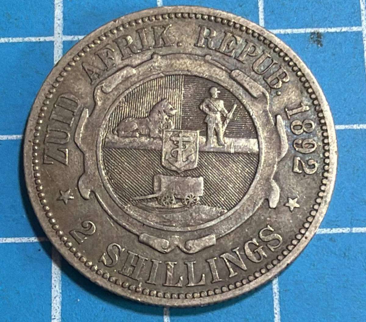 1892 2 shillings
