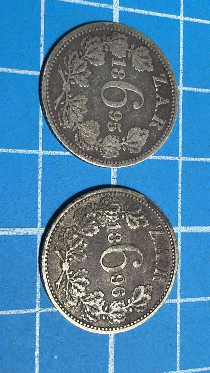 1895 and 1896 6d combo