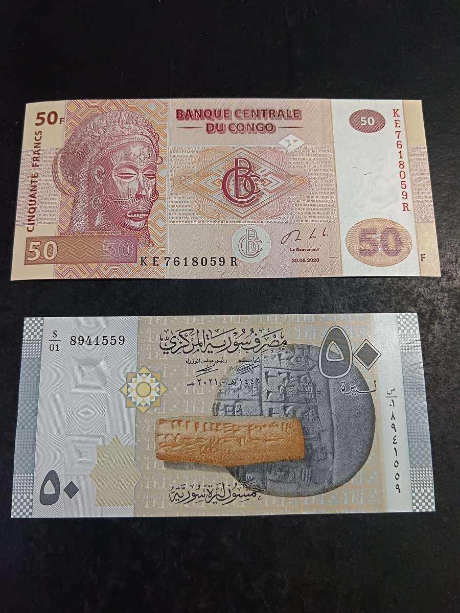 mixed bank note pair