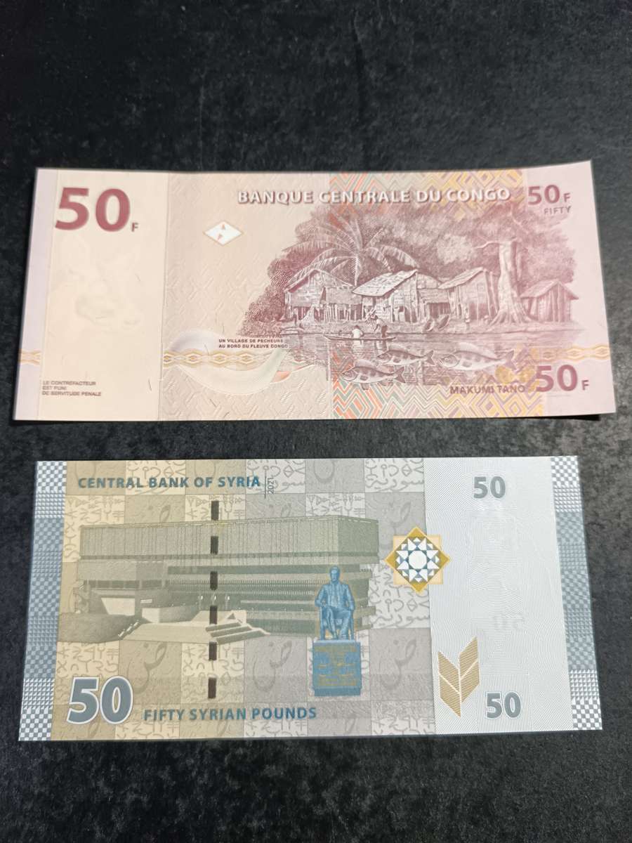 mixed bank note pair