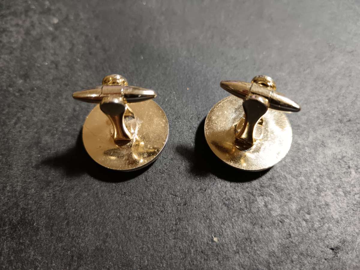 Cunard line RMS Queen Elizabeth 2 QE2 Maiden Voyage Cufflinks