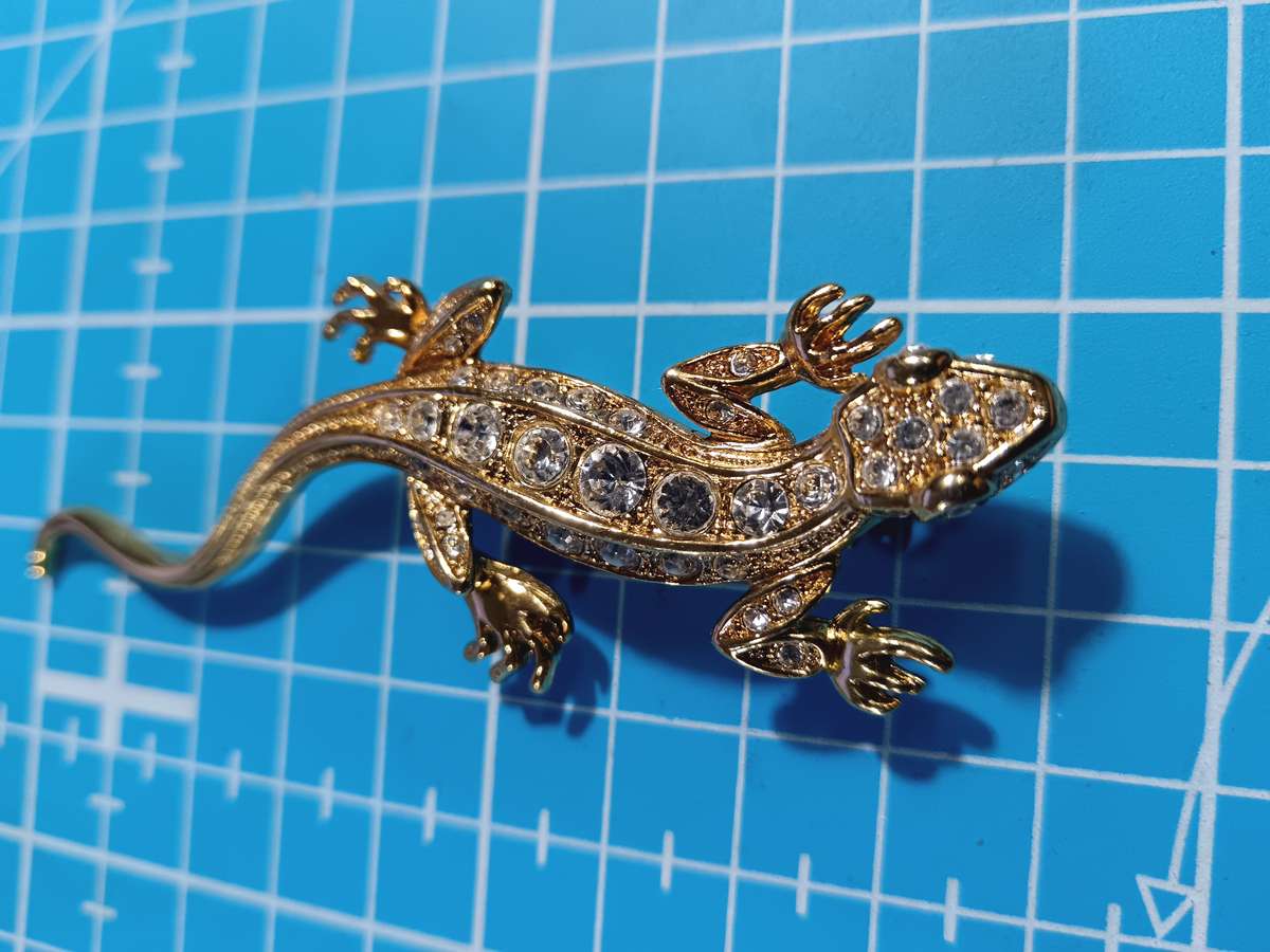 Costume Jewellery - Stunning gecko Brooch