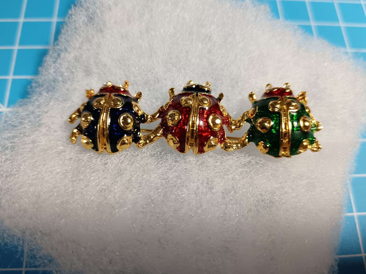 Costume Jewellery - Lady Bug Brooch