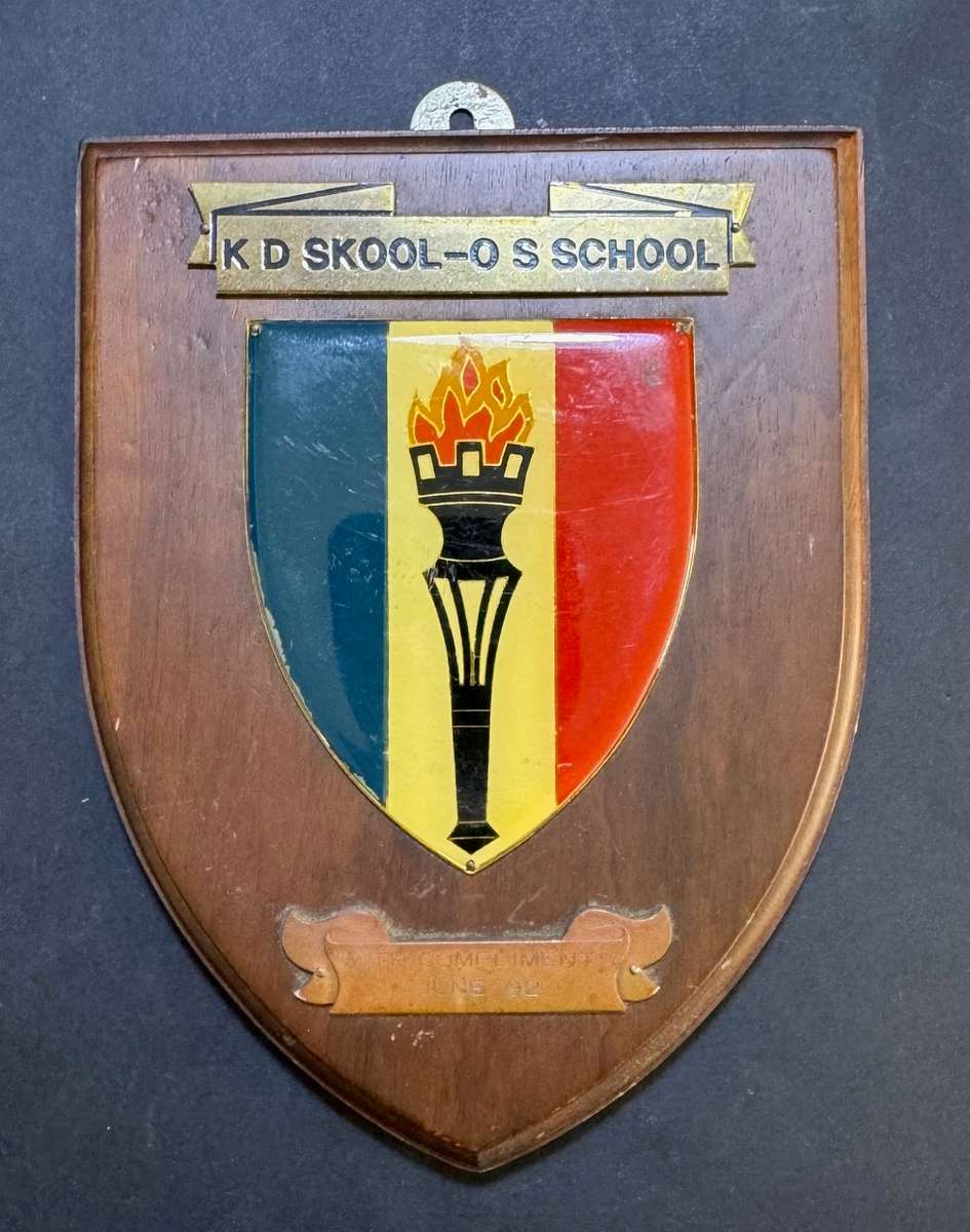 SADF - Ordnance School Commemorative Plaque