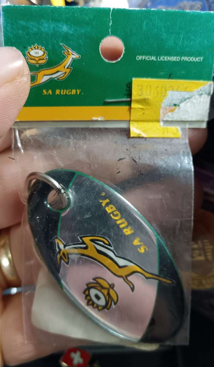 Springbok Rugby Key Chain