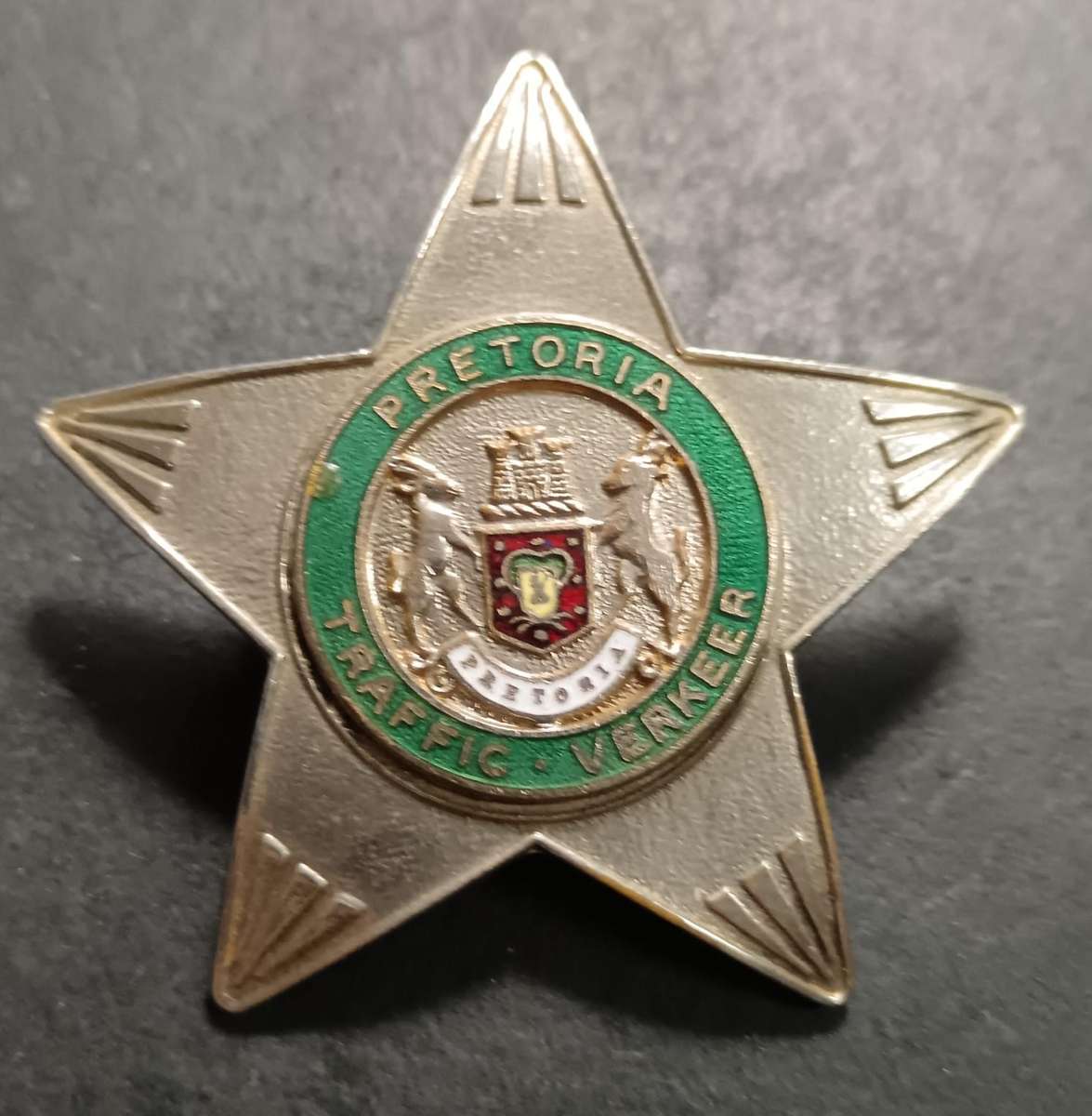 South African Traffic Police Cap Badge