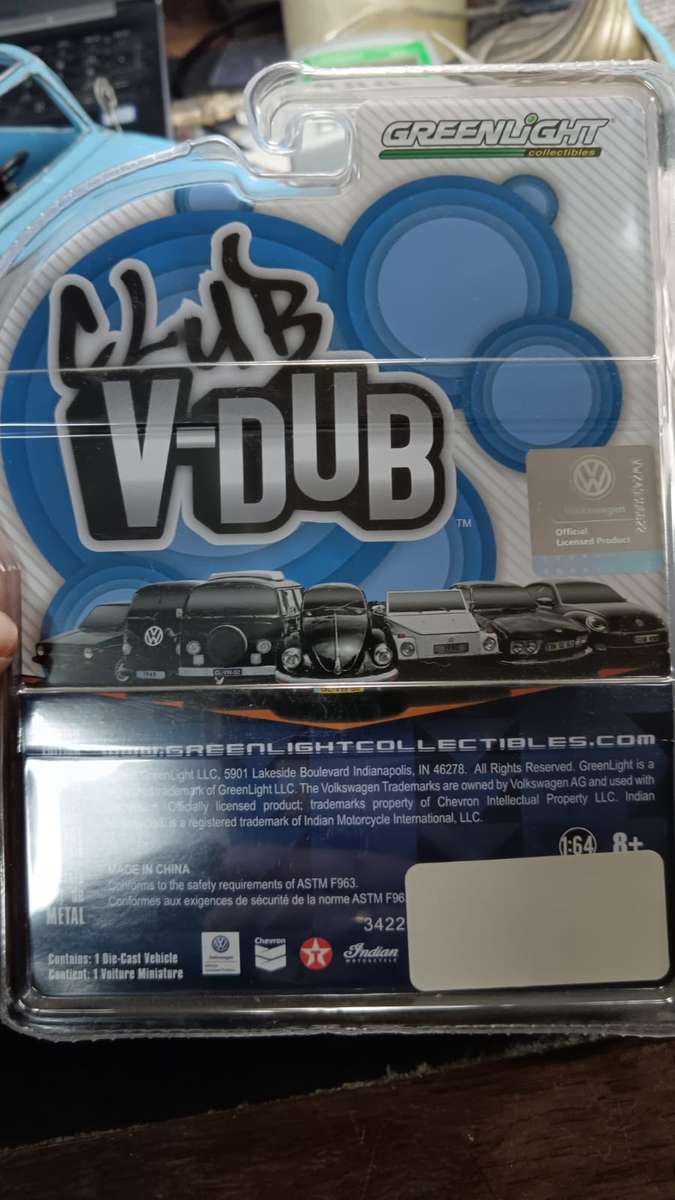 VW Beetle Model on Card