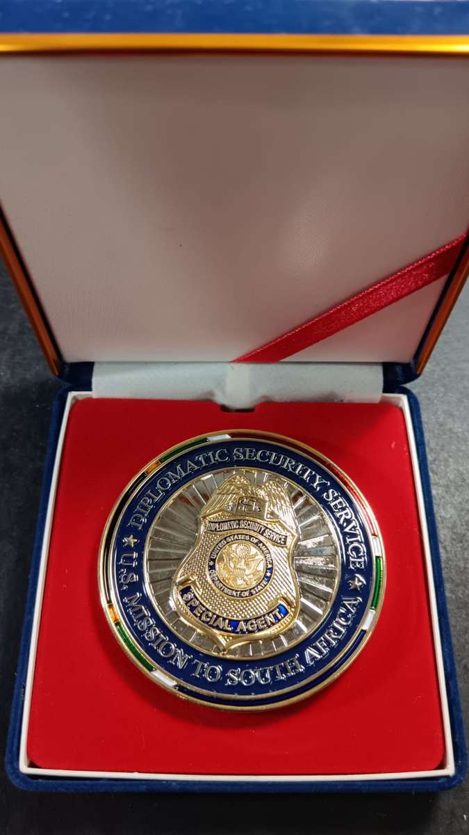 Pretoria/Cape Town/Durban/Johannesburg/United States Boxed Challenge Coin