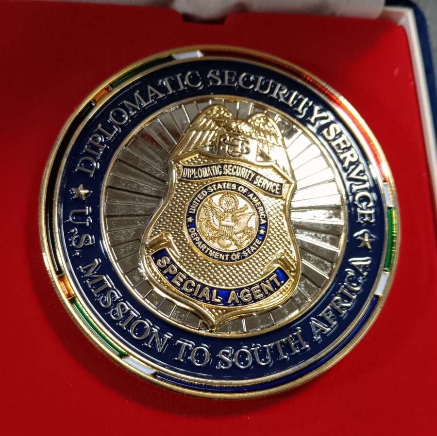 Pretoria/Cape Town/Durban/Johannesburg/United States Boxed Challenge Coin